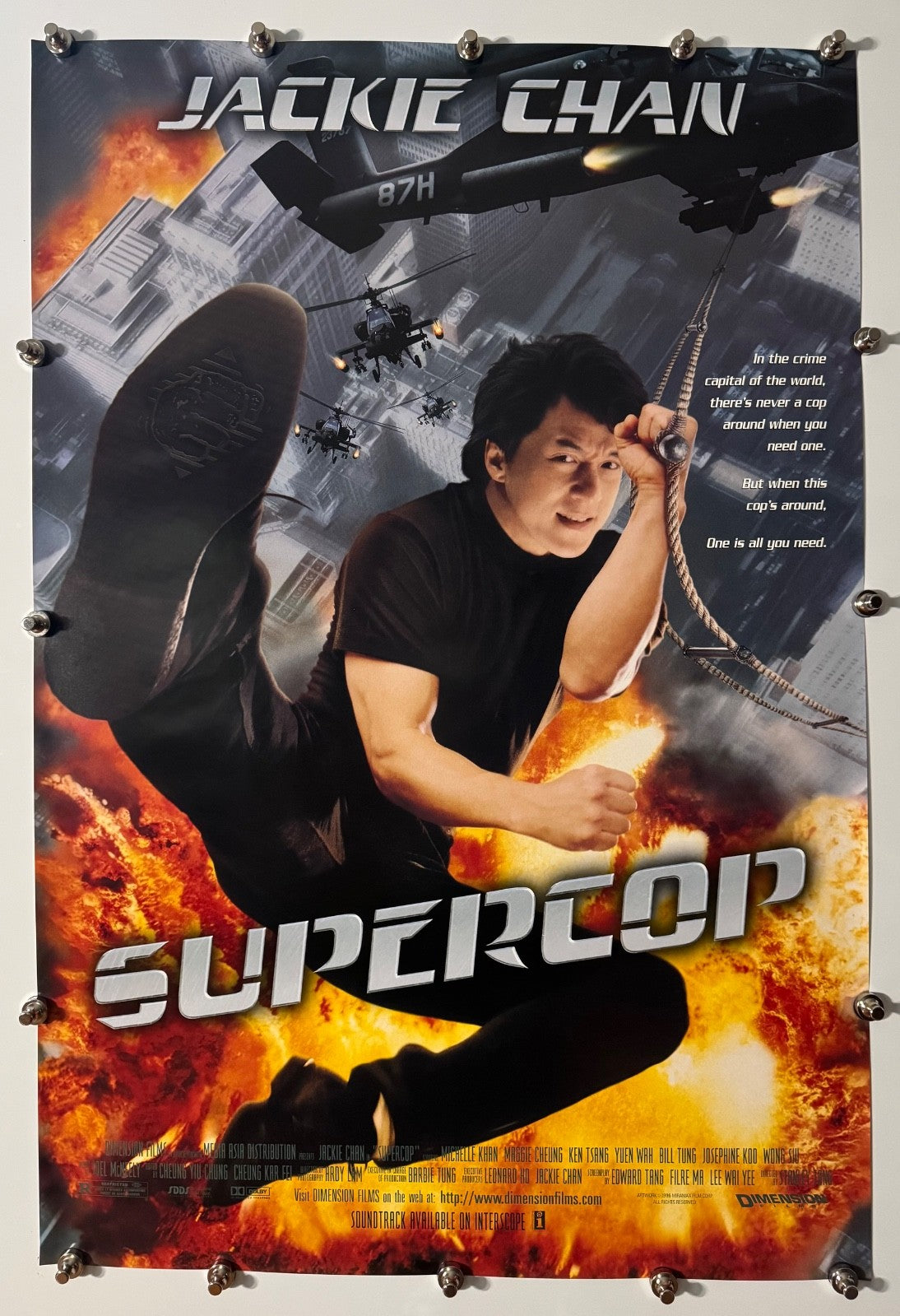 Supercop - Original Movie Poster - 1992 - Rolled SS
