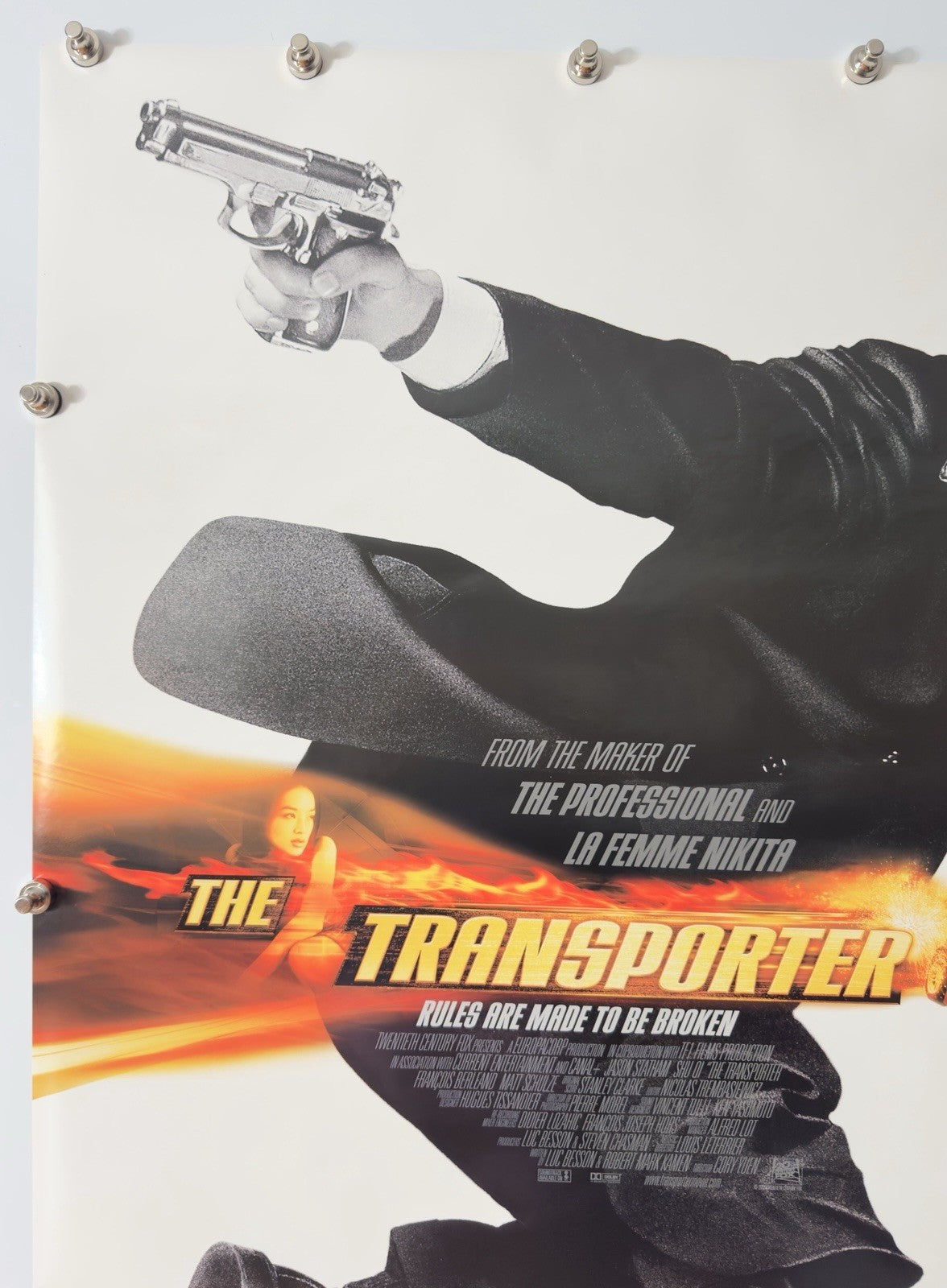 The Transporter - Original Movie Poster - 2002 - Rolled DS