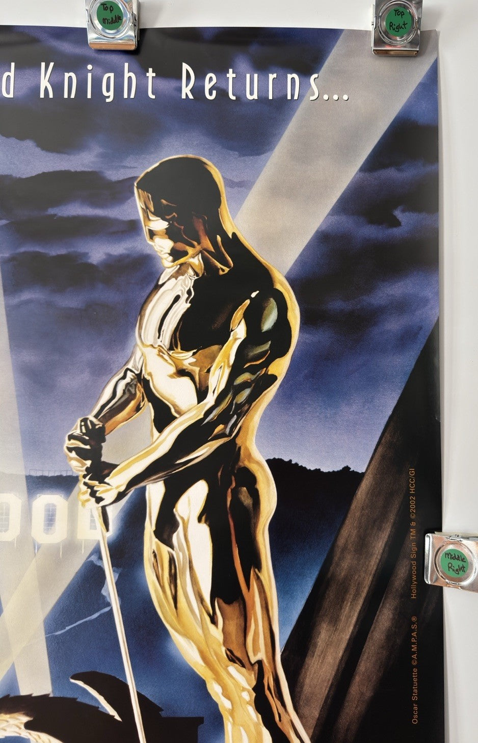 Academy Awards 74th Annual - Original Movie Poster - 2002 - Rolled SS