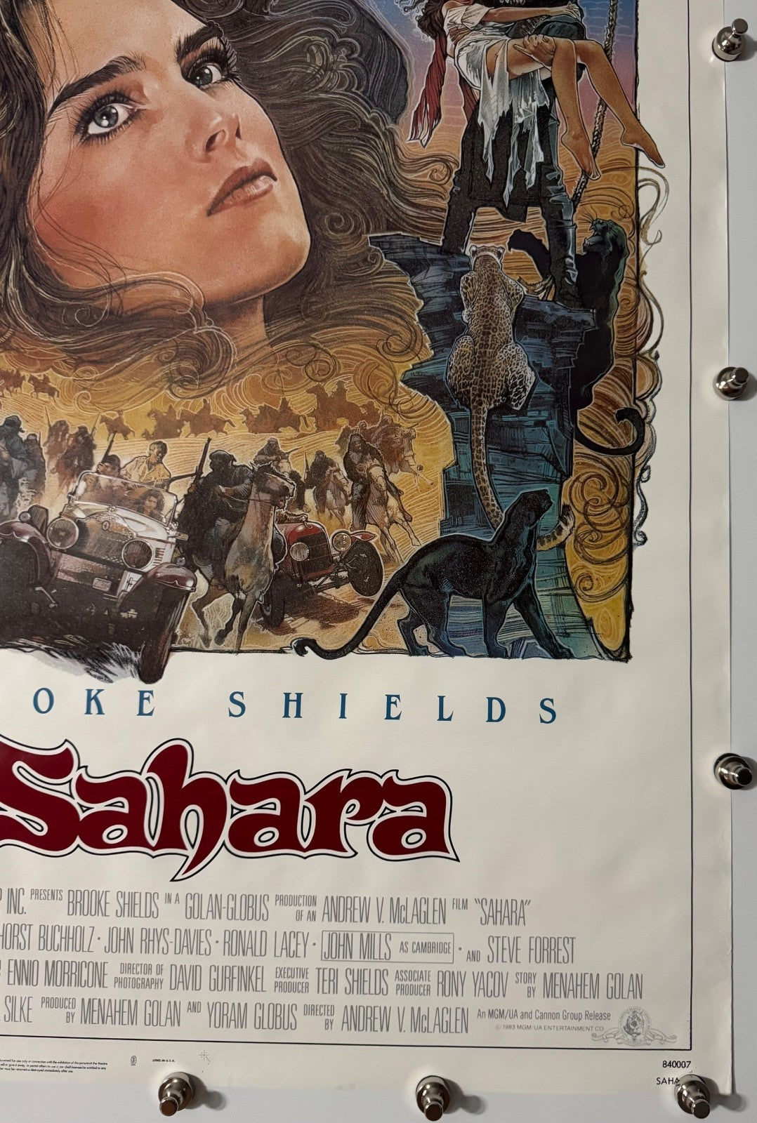 Sahara - Original Movie Poster - 1983 - Rolled SS
