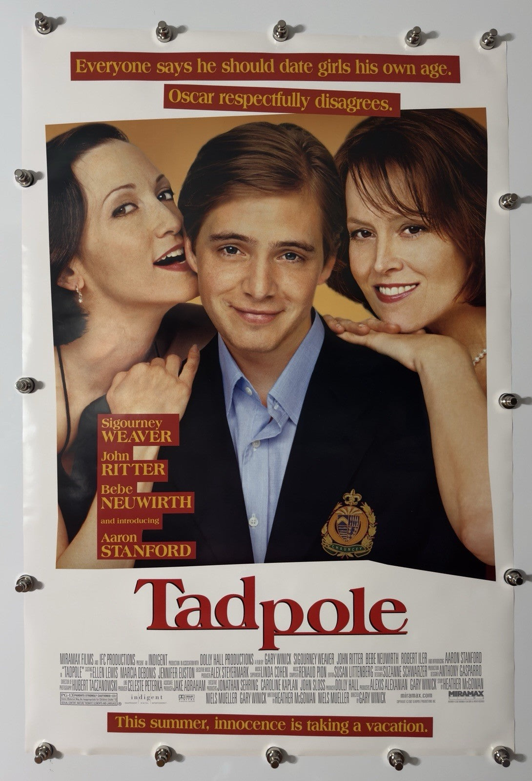 Tadpole - Original Movie Poster - 2002 - Rolled DS