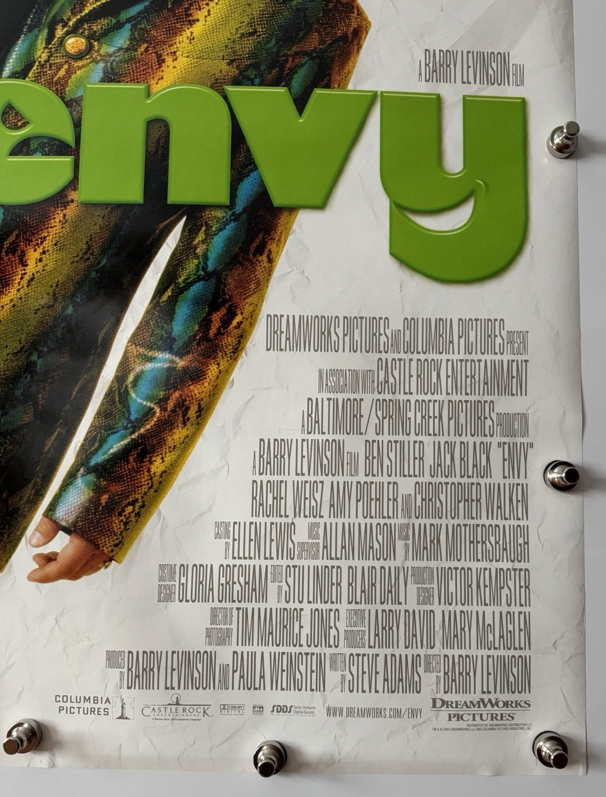 Envy - Original Movie Poster - 2004 - Rolled DS