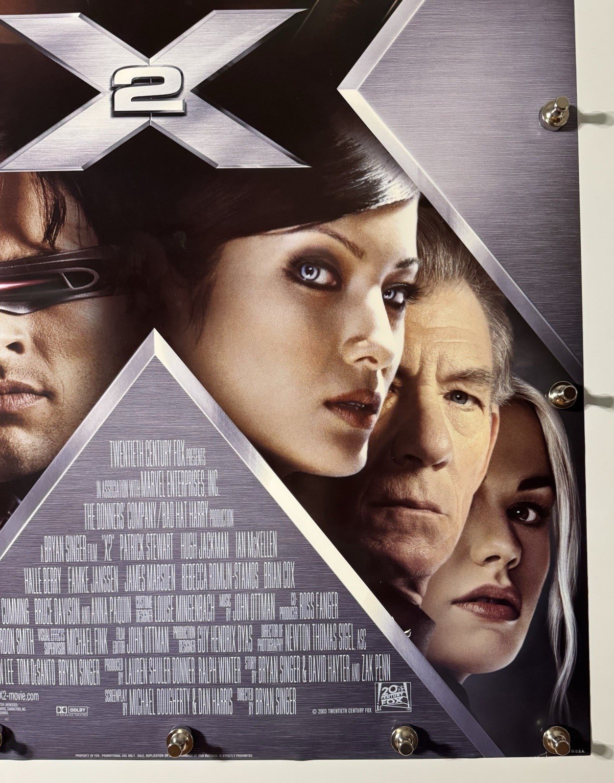 X-Men - Original Movie Poster - 2003 - Rolled DS