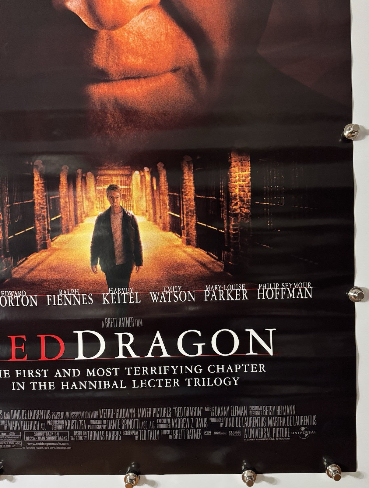 Red Dragon -Original Movie Poster - 2002 - Rolled DS