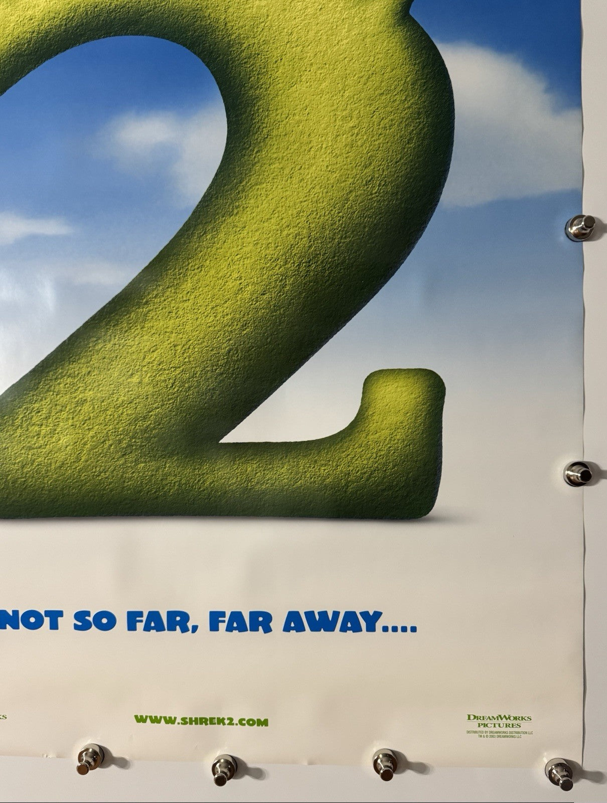 Shrek 2 (B) _ Original Movie Poster - 2004 - Rolled DS