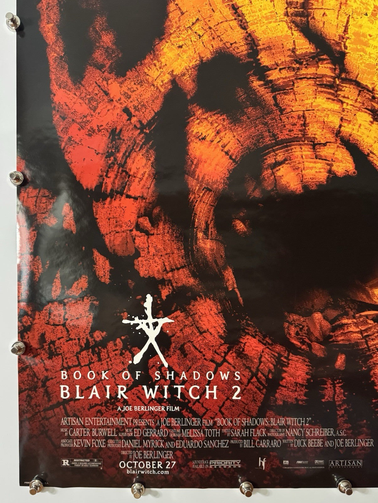 Book of Shadows: Blair Witch 2 - Original Movie Poster - 2000 - Rolled DS