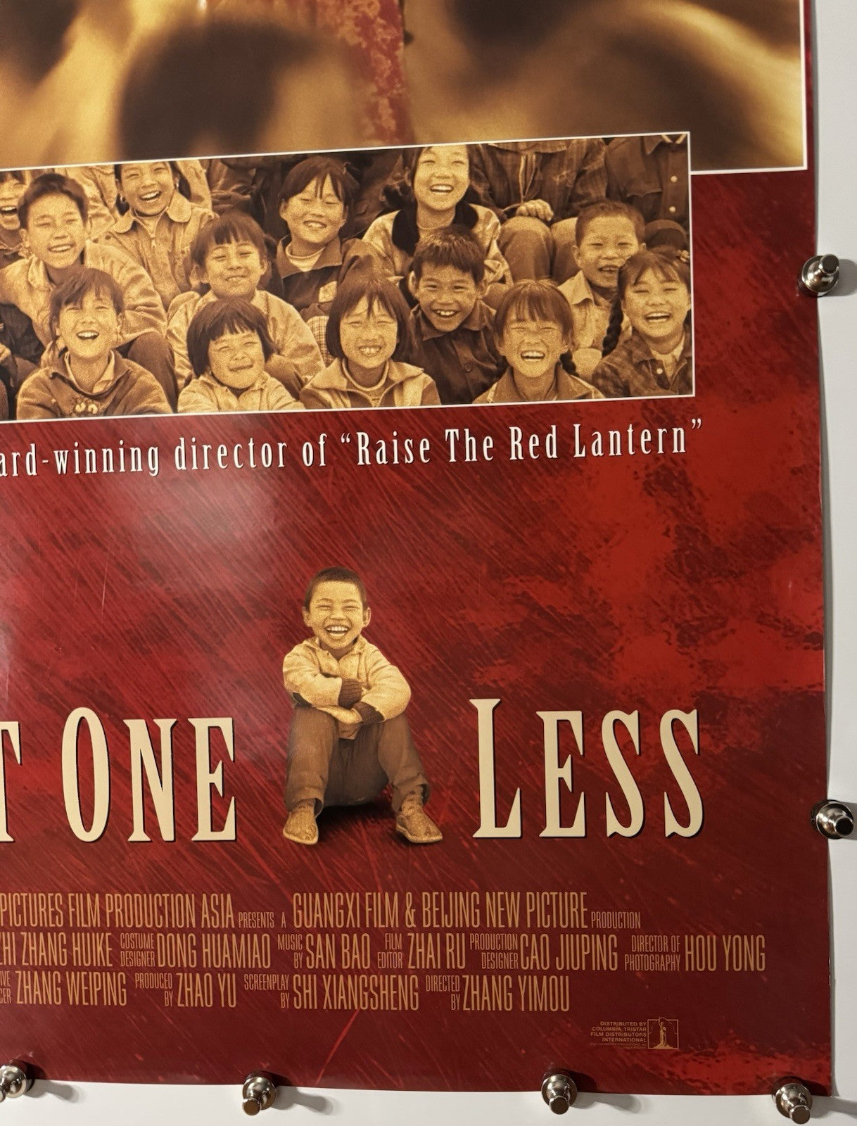 Not One Less - Original Movie Poster - 1999 - Rolled DS