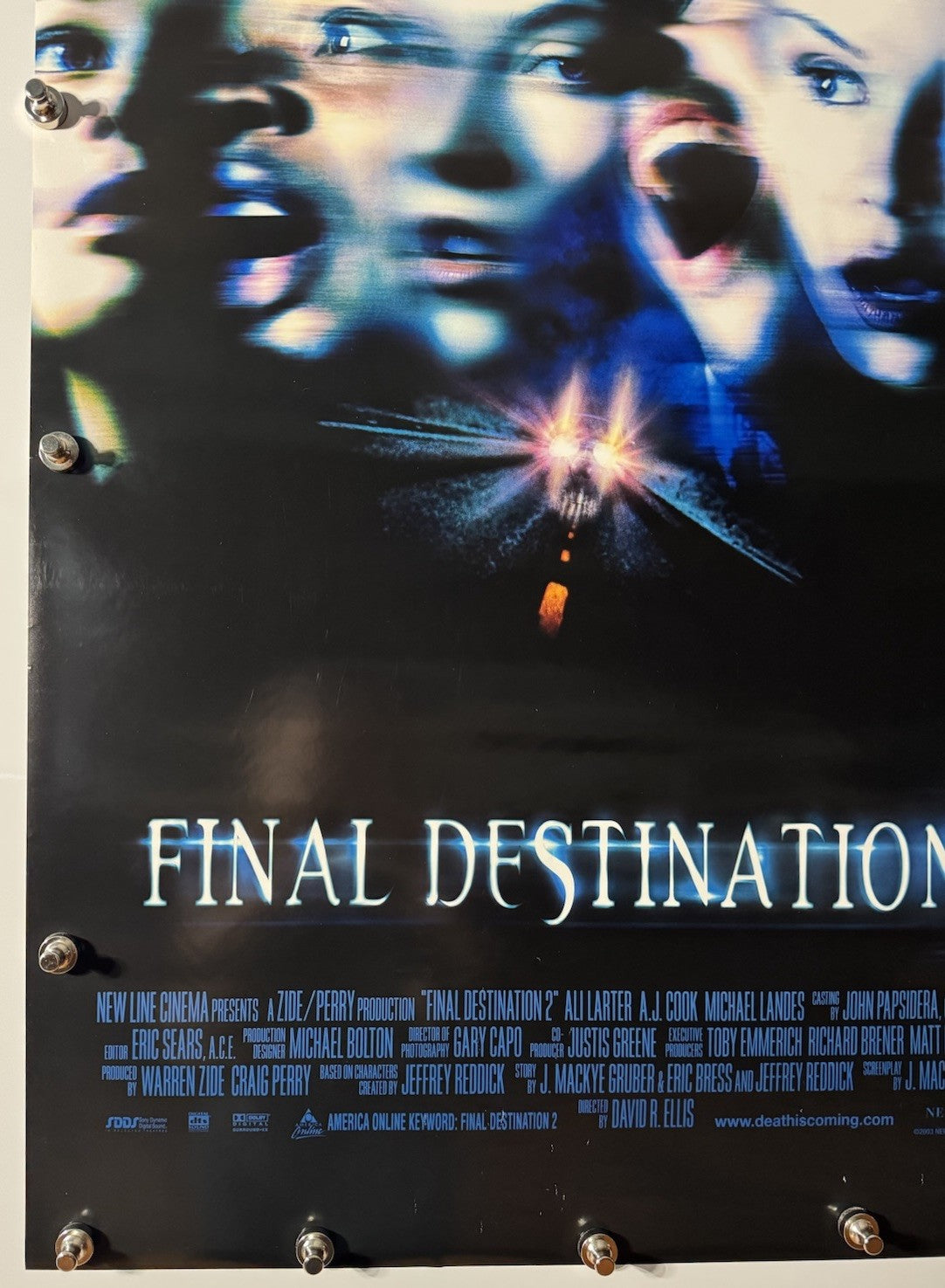 Final Destinations 2 - Original Movie Poster - 2003 - Rolled DS
