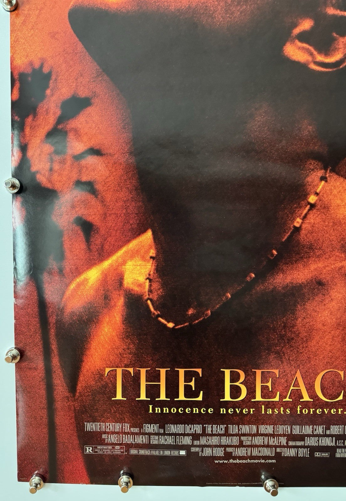 The Beach -Original Movie Poster - 2000 - Rolled DS