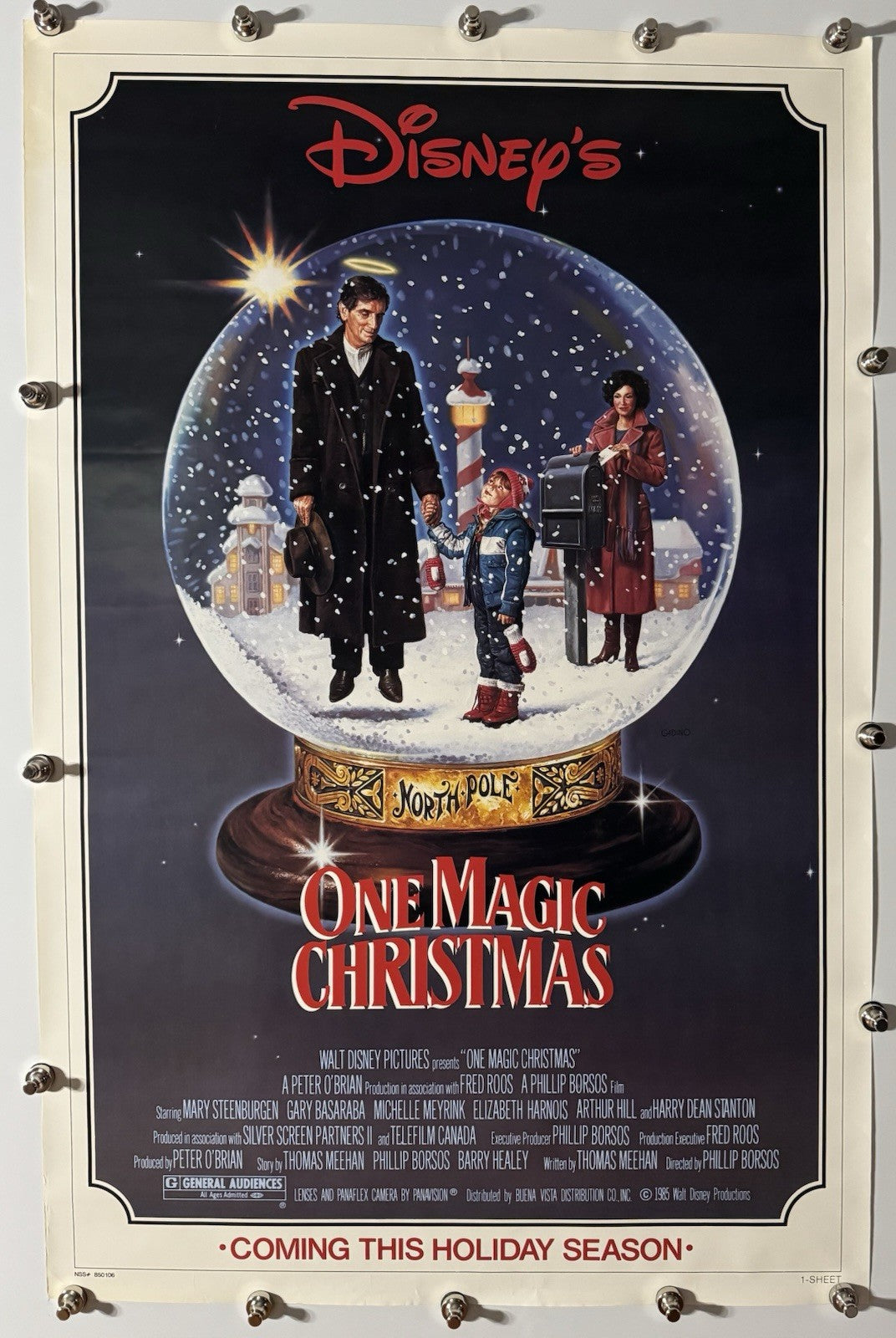 One Magic Christmas - Original Movie Poster - 1985 - Rolled SS