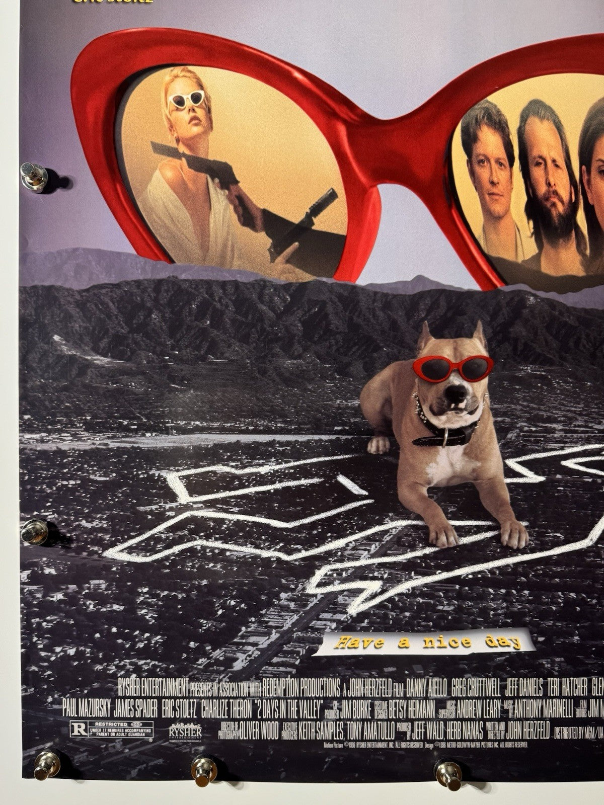 2 Days In The Valley - Original Movie Poster - 1996 - Rolled SS