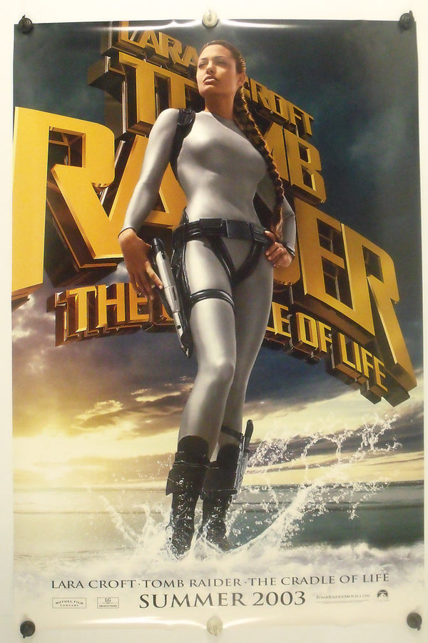 (2) LARA CROFT TOMB RAIDER TCOL - Original Movie Posters  2003 Rolled DS C9/C10