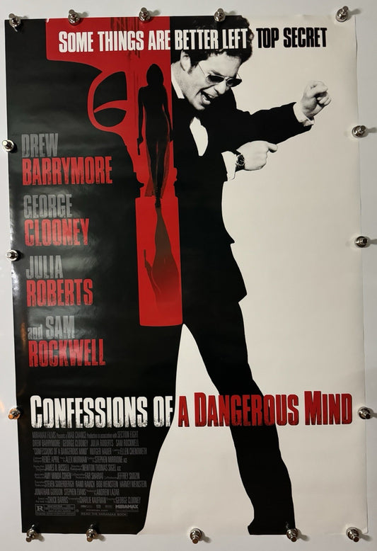 Confessions Of A Dangerous Mind - Original Movie Poster - 2002 -Rolled SS