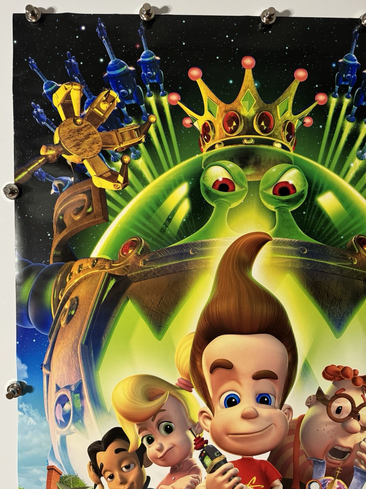 Jimmy Neutron: Boy Genius (B) - Original Movie Poster - 2001 - Rolled DS