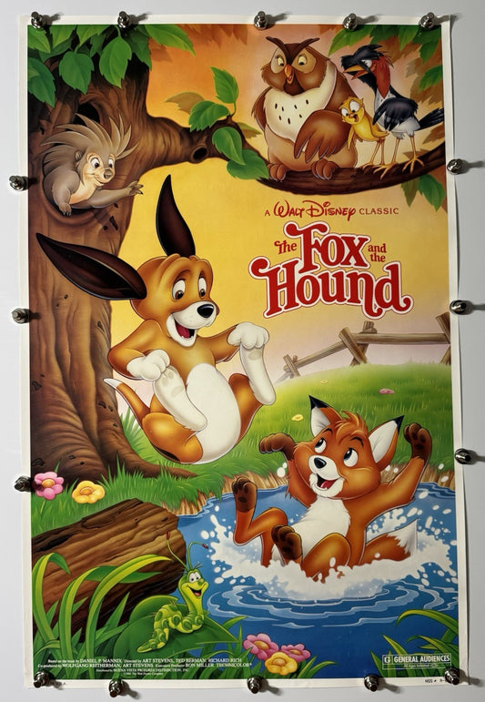The Fox And The Hound - Original Movie Poster - 1981 - Rolled SS