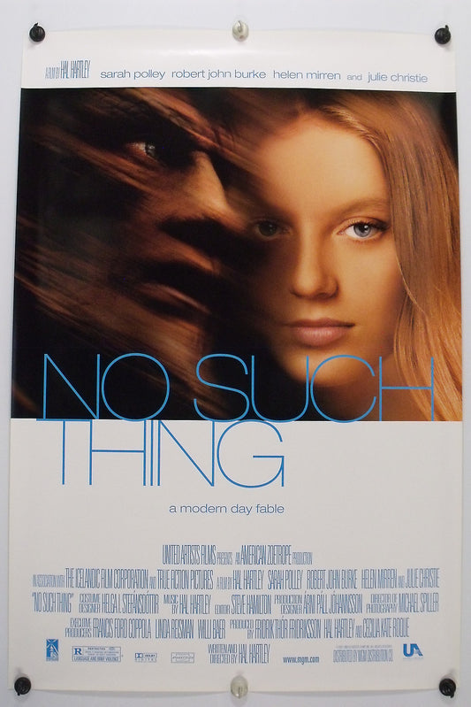 NO SUCH THING - Sarah Polley - Original Movie Poster - 2001 Rolled DS C9