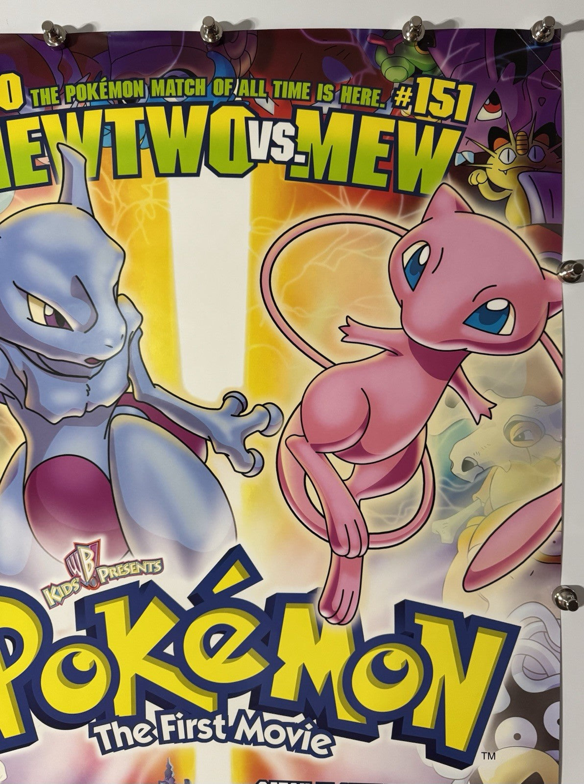 Pokémon: The First Movie - Original Movie Poster - 1999 - Rolled DS