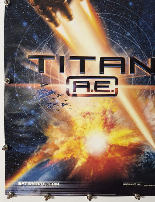 Titan A.E (B) - Original Movie Poster - 2000 - Rolled DS