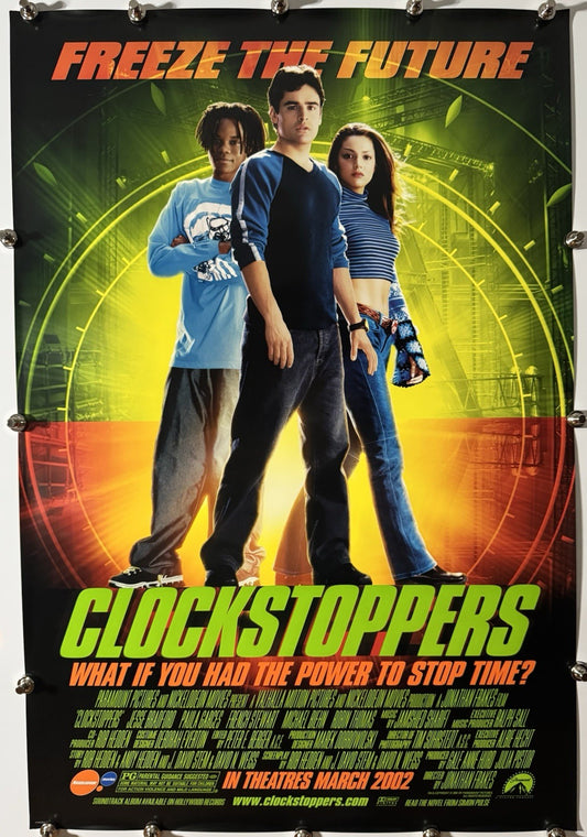 Clockstoppers - Original Movie Poster - 2002 - Rolled DS