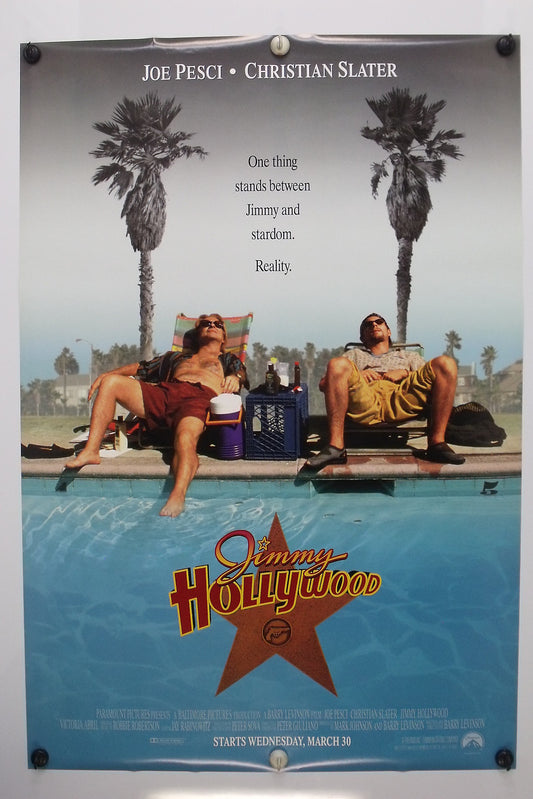 JIMMY HOLLYWOOD - Joe Pesci - Original Movie Poster - 1994 Rolled DS C9
