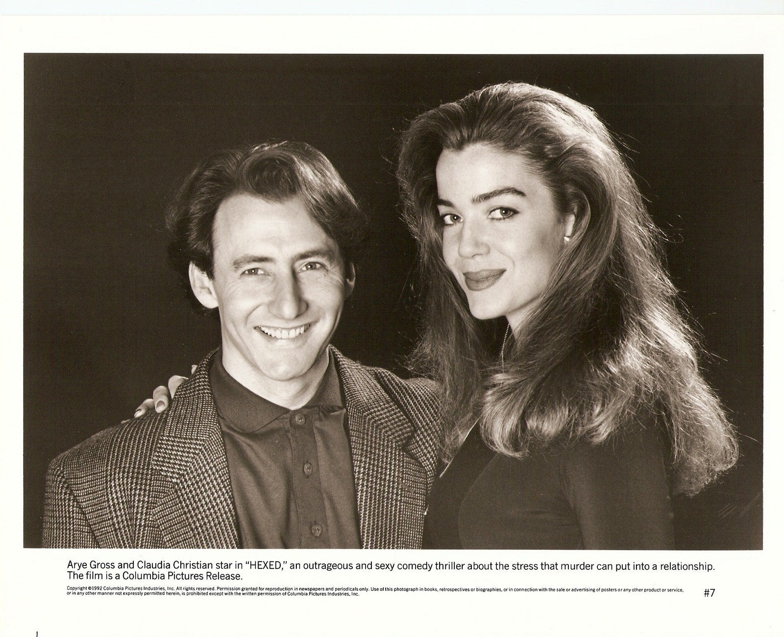 HEXED - Arye Gross & Claudia Christian -  1992 Original Movie Still #7