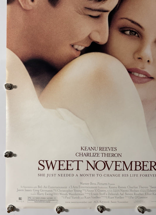 Sweet November - Original Movie Poster - 2001 - Rolled DS