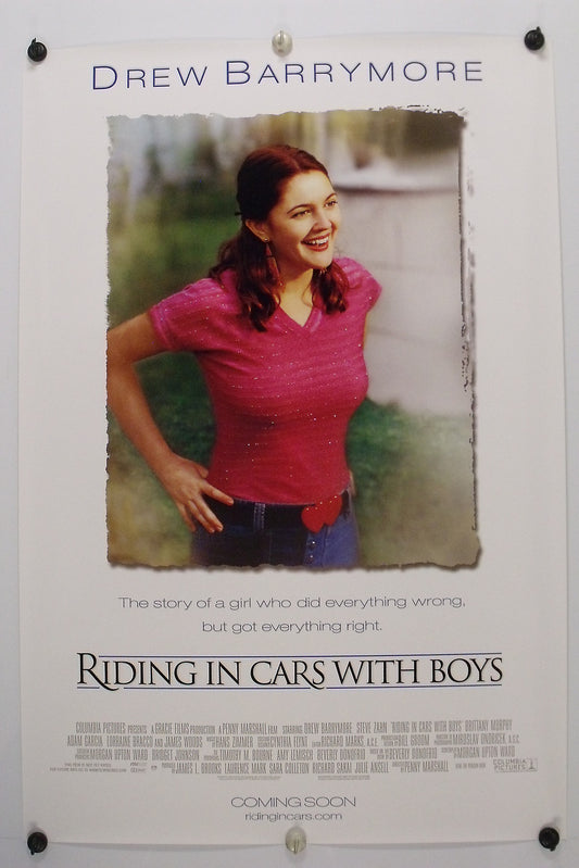 RIDING IN CARS WITH BOYS - Original Movie Poster - 2002  Rolled DS C9/C10