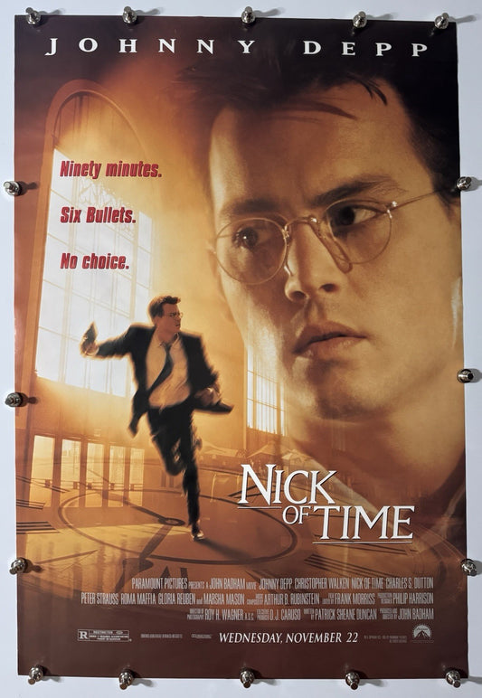 Nick Of Time - Original Movie Poster - 1995 - Rolled DS