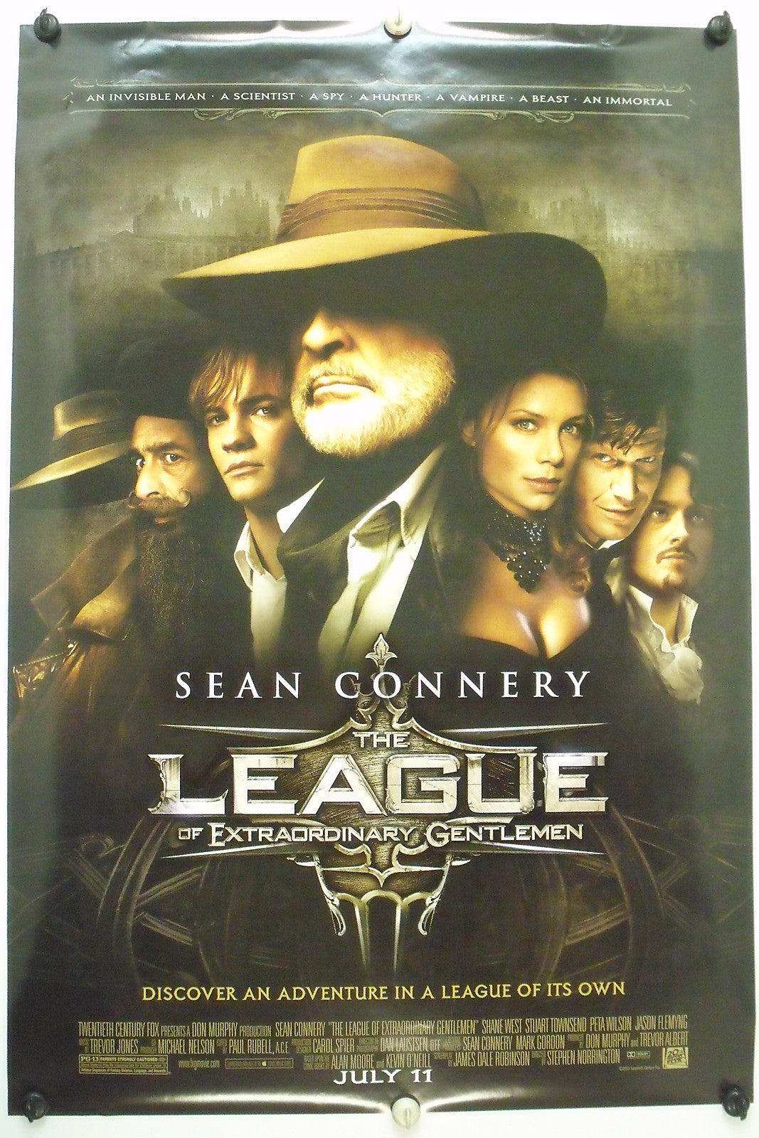 LXG - Sean Connery -  Original Movie Poster - 2003  Rolled DS "B" C9/C10