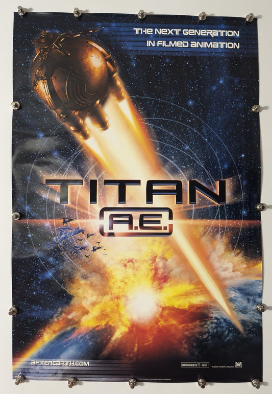 Titan A.E (B) - Original Movie Poster - 2000 - Rolled DS