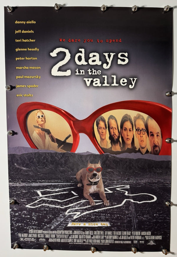 2 Days In The Valley - Original Movie Poster - 1996 - Rolled SS