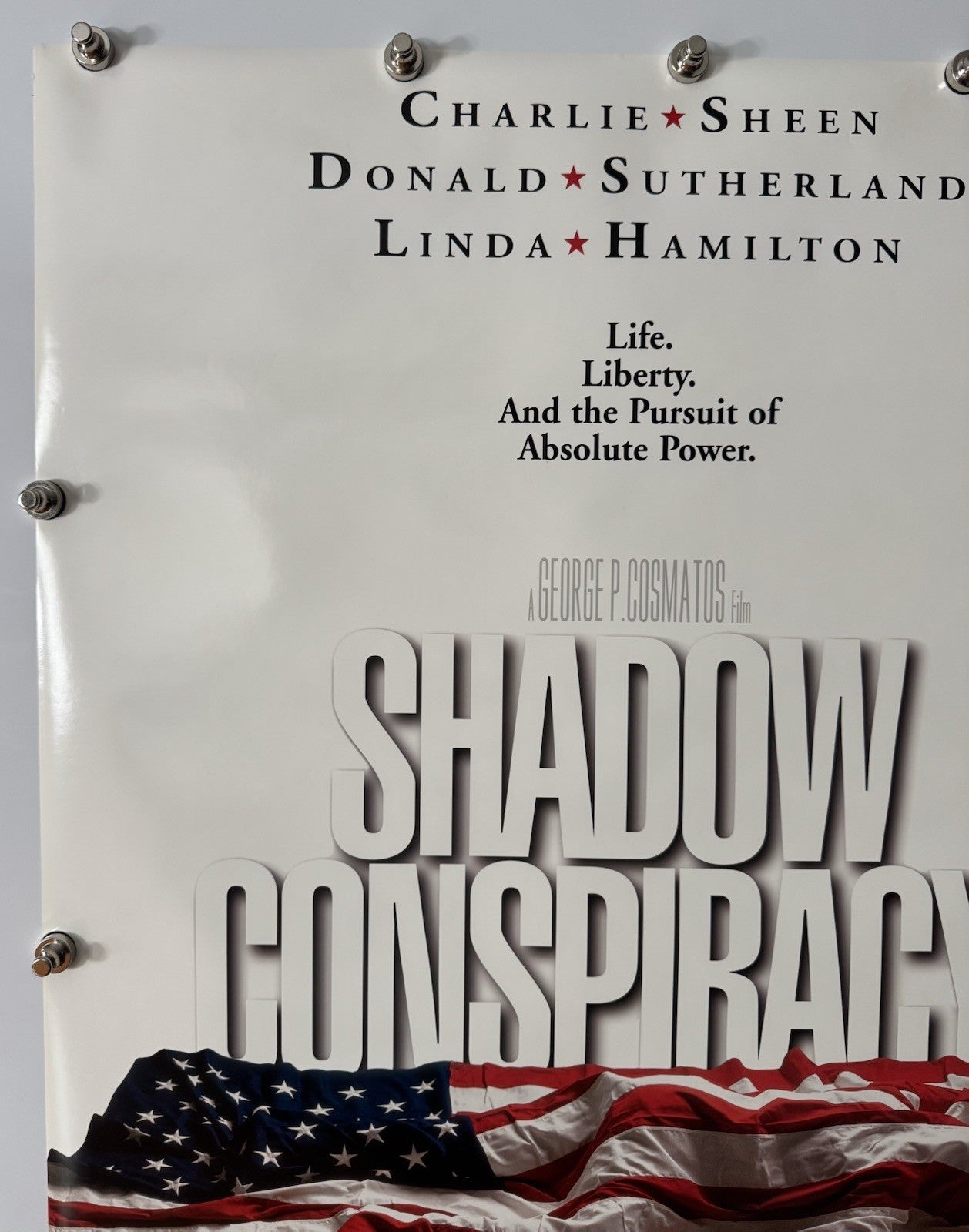 Shadow Conspiracy - Original Movie Poster - 1997 - Rolled DS