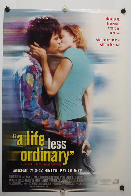 A LIFE LESS ORDINARY  Cameron Diaz  Original Movie Poster 1999 Rolled DS "A"  C9