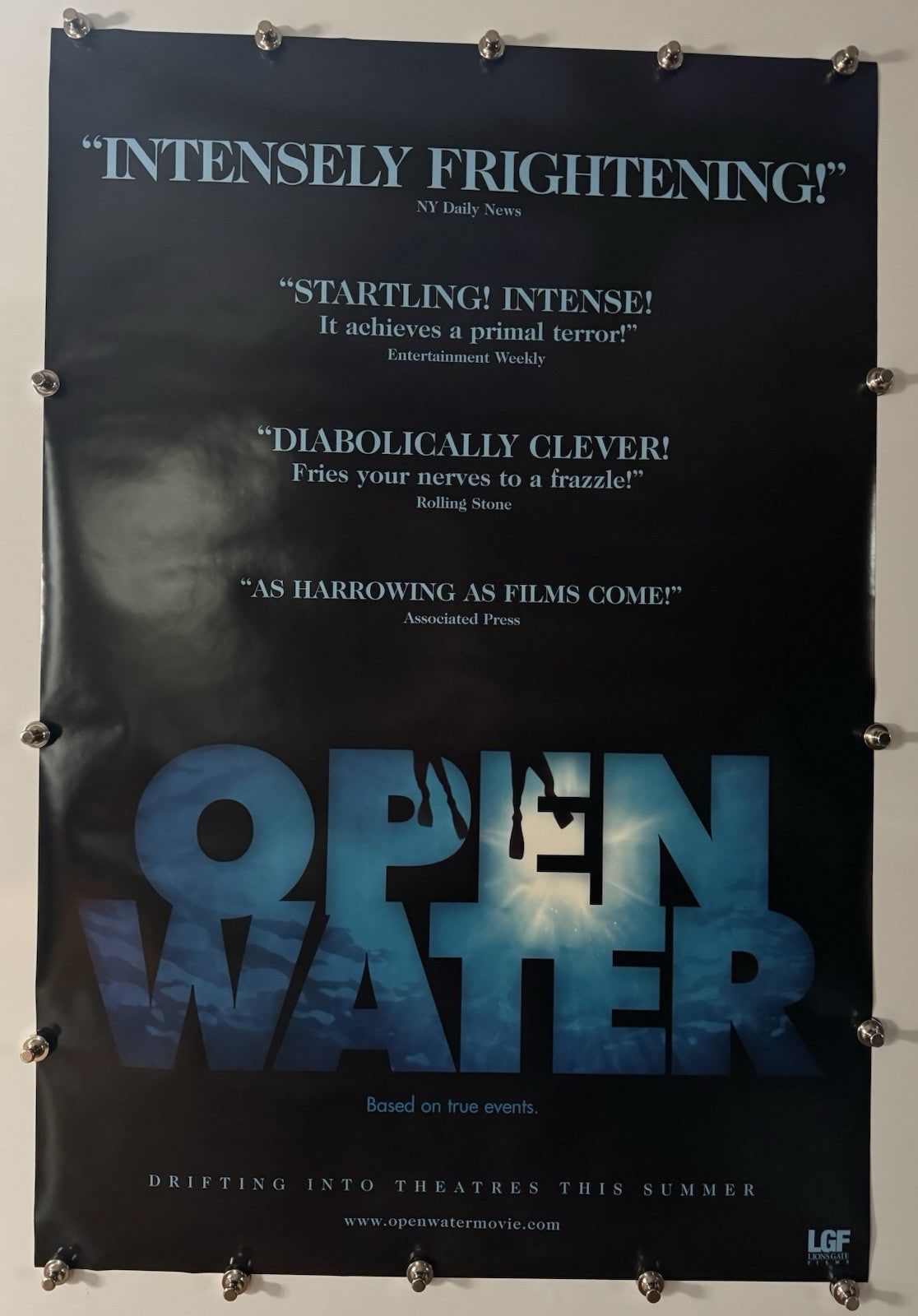 Open Water - Original Movie Poster - 2003 - Rolled SS