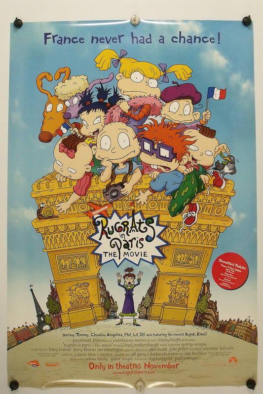RUGRATS IN PARIS - Original Movie Poster - 2002  Rolled DS C9/C10