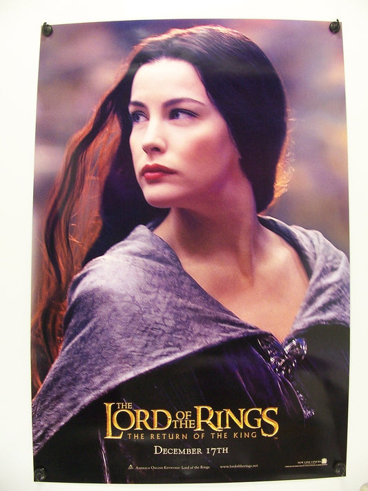 LORD of the RINGS - ROTK - Arwen - Original Movie Poster - 2003 Rolled DS C9