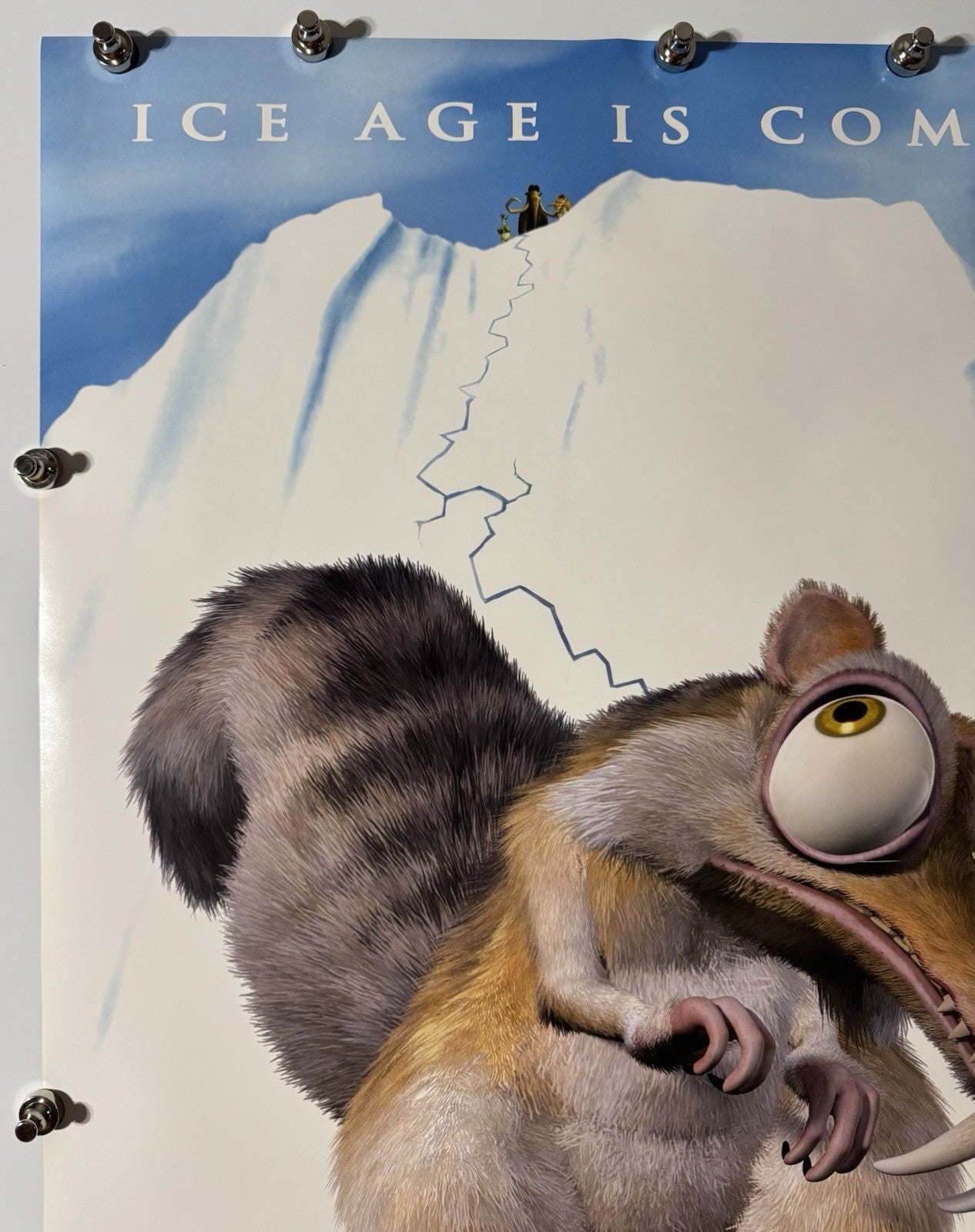Ice Age - Original Movie Poster - 2001 - Rolled DS