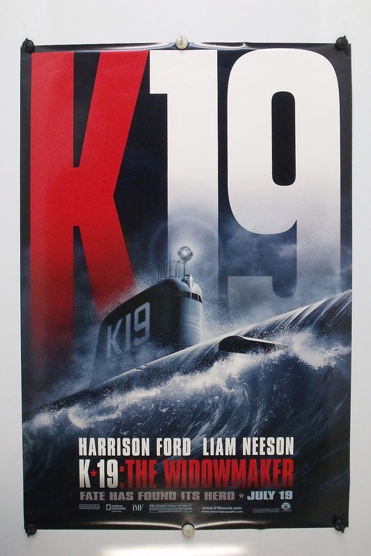 K-19 The WIDOWMAKER  Harrison Ford  Original Movie Poster 2002 DS "A"  C9/C10