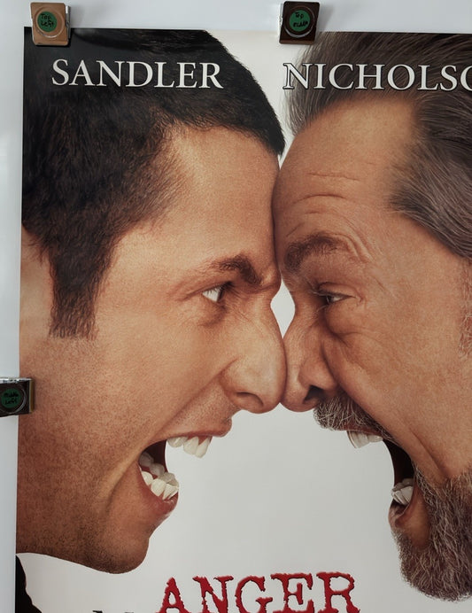 Anger Management - Original Movie Poster - 2003 - Rolled DS