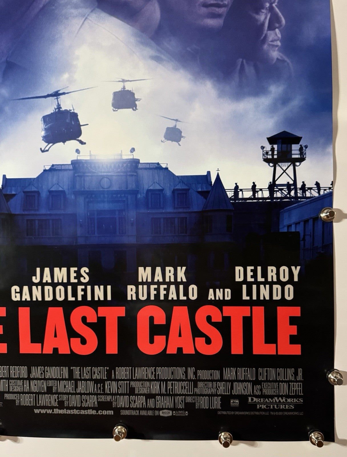 Last Castle - Original Movie Poster - 2001 - Rolled DS