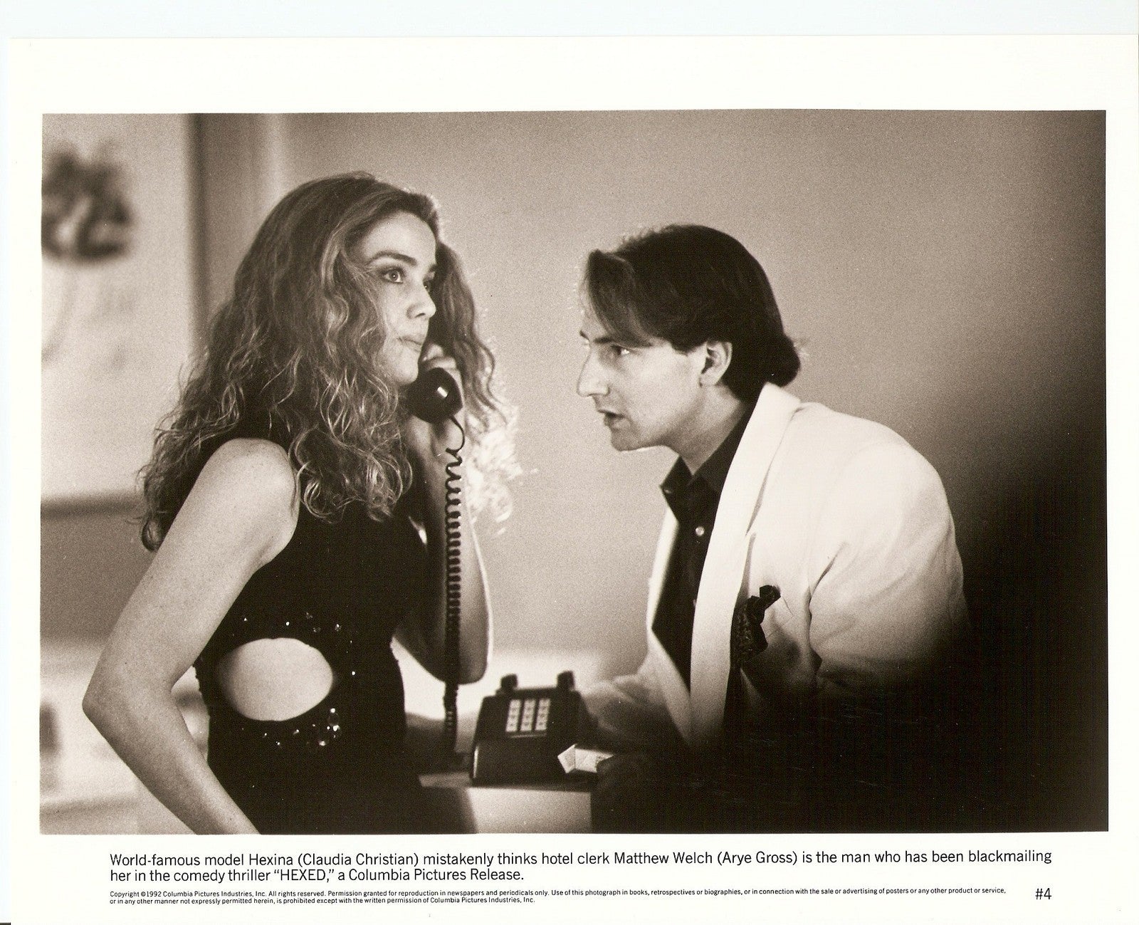 HEXED - Arye Gross & Claudia Christian -  1992 Original Movie Still #4