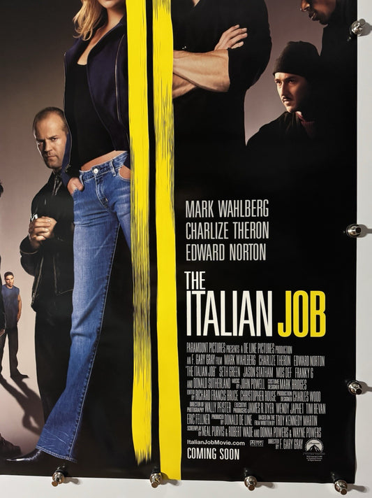 Italian Job - Original Movie Poster - 2003 - Rolled DS
