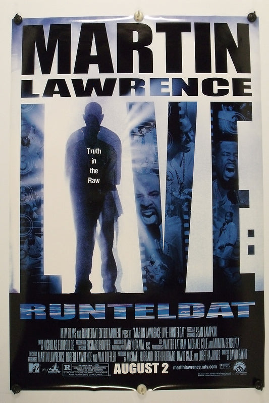 Martin Lawrence Live  RUNTELDAT - Original Movie Poster - 2002  Rolled DS C9/C10