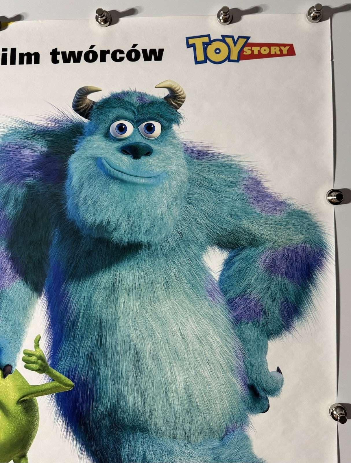 Monsters, Inc. - Original Movie Poster - 2001 - Rolled SS