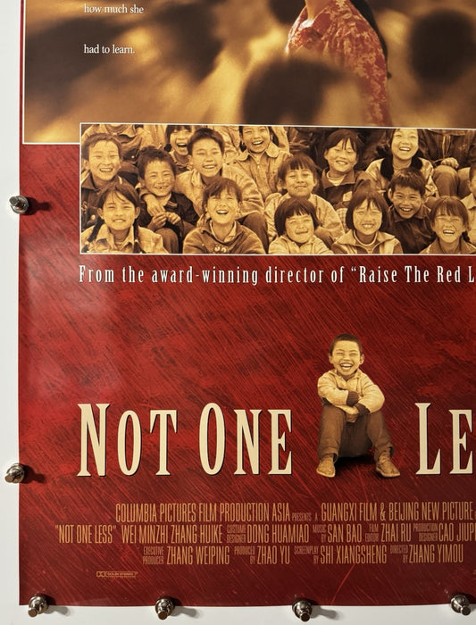 Not One Less - Original Movie Poster - 1999 - Rolled DS