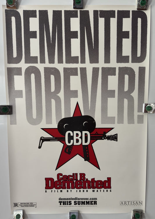 Demented Forever - Original Movie Poster - 2000 - Rolled DS