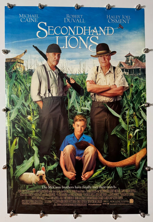 SecondHand Lions - Original Movie Poster - 2003 - Rolled DS