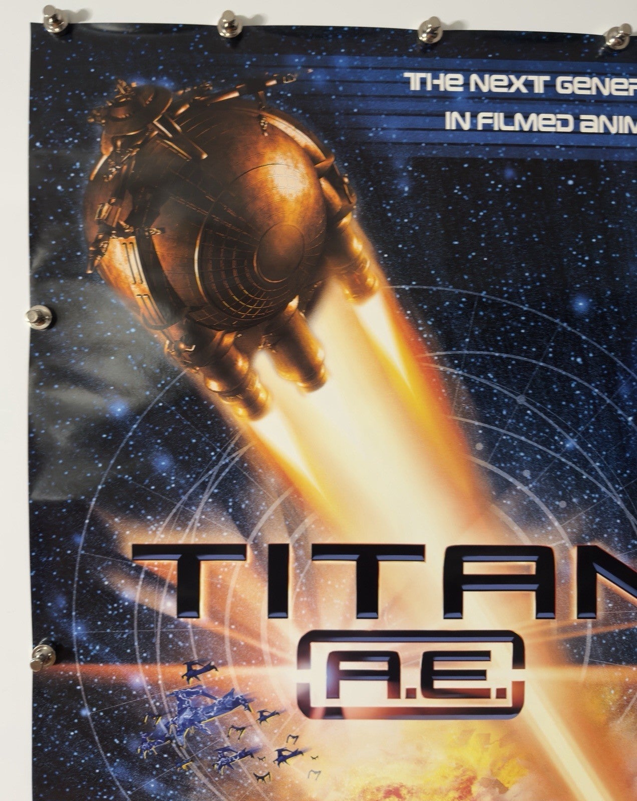 Titan A.E (B) - Original Movie Poster - 2000 - Rolled DS