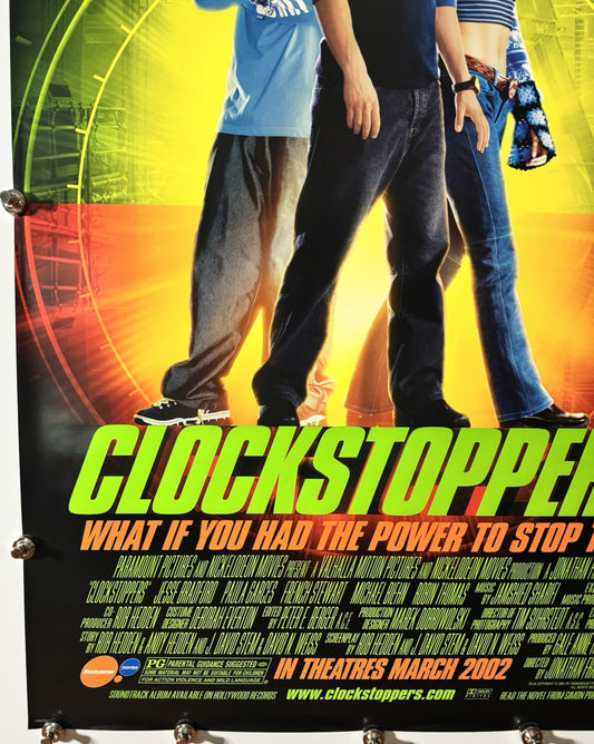 Clockstoppers - Original Movie Poster - 2002 - Rolled DS