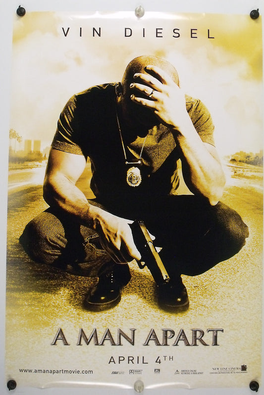 A MAN APART - Vin Diesel - Original Movie Poster - 2002  Rolled DS "A" C9/C10